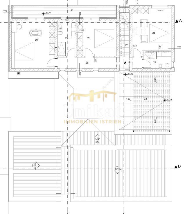 Casa di lusso con garage sotterraneo - 3 km dal mare
